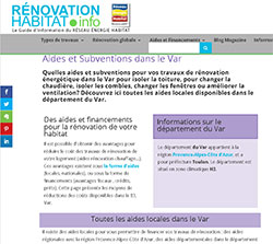 Le site de Rénovation Habitat